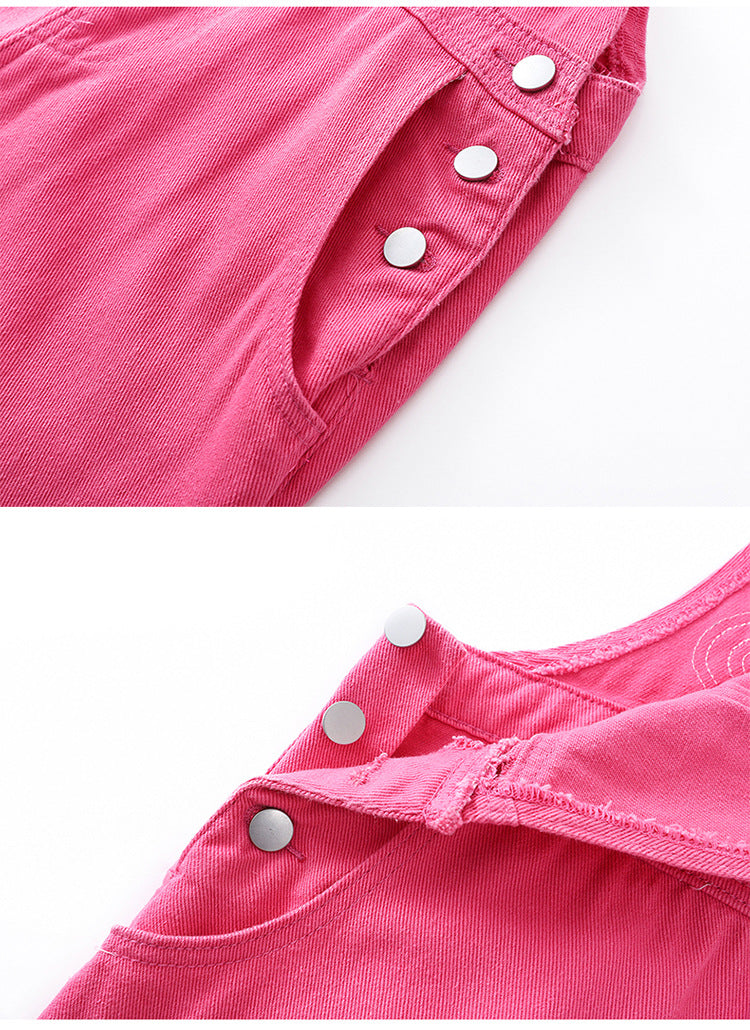 Shine Denim Overall