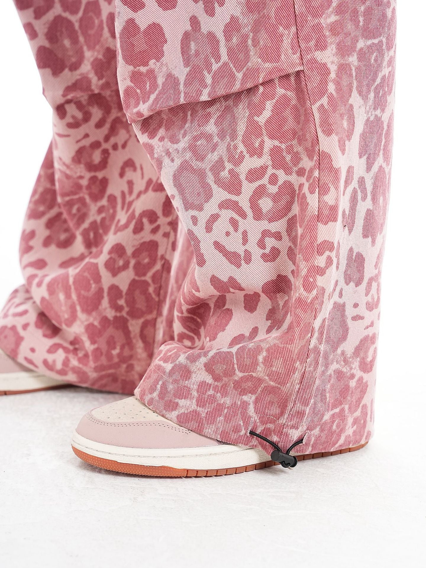 Pink Leopar Pantolon