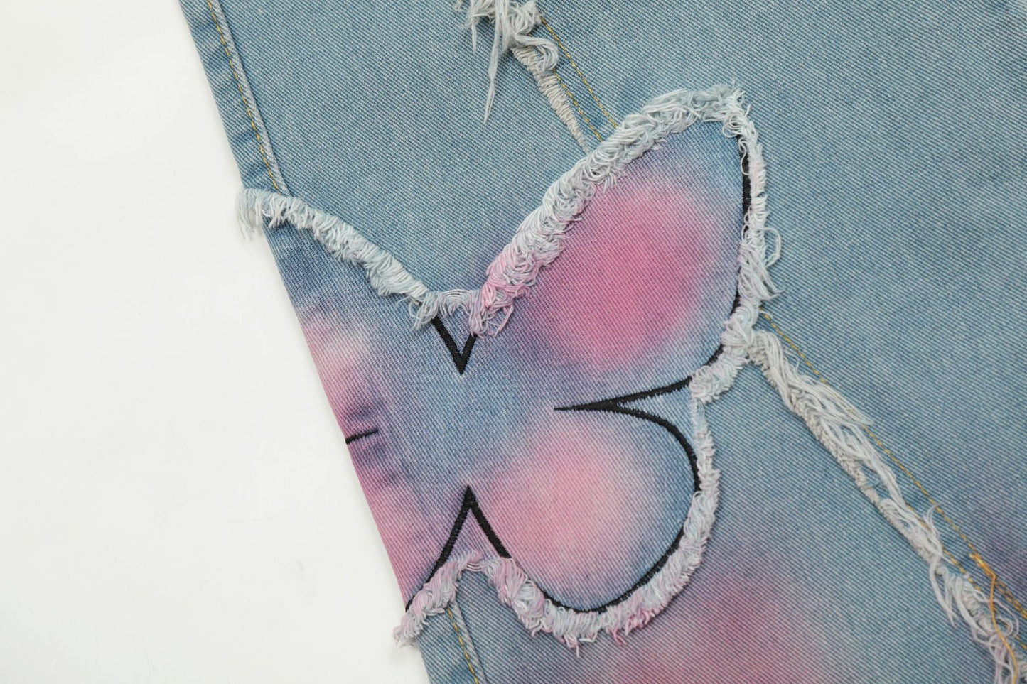 Pink Butterfly Pantolon