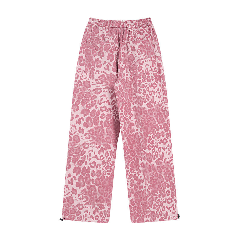 Pink Leopar Pantolon