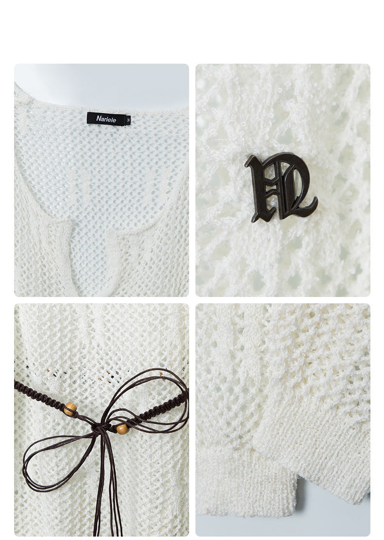 Hollow Mesh Sweater