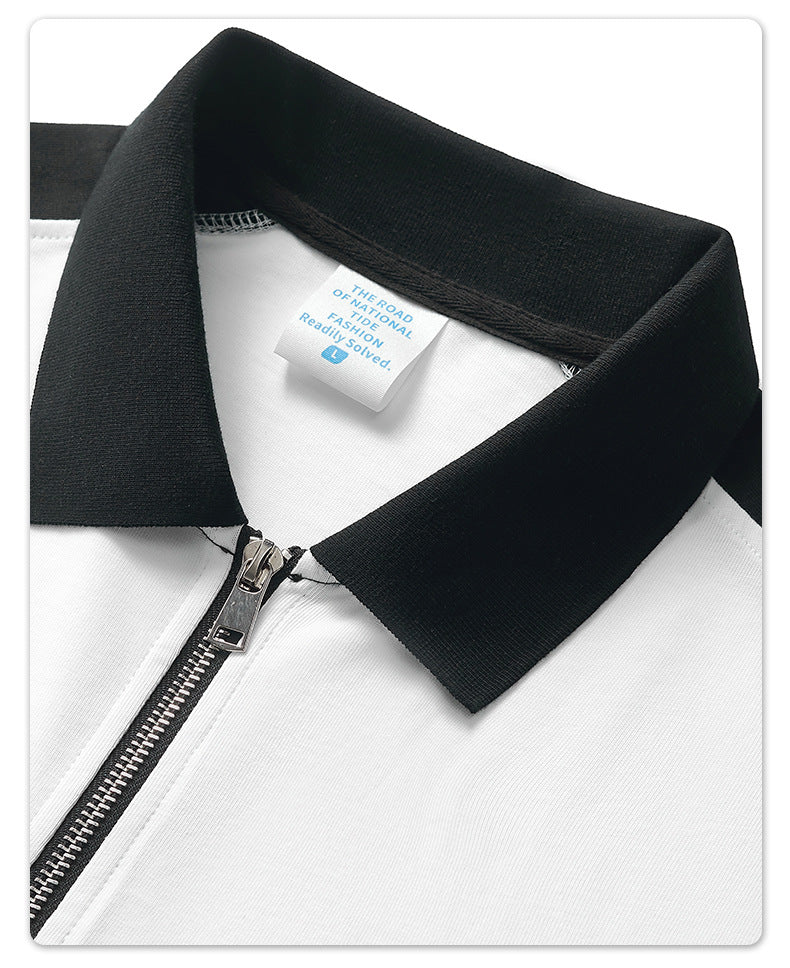 SLICED POLO T-SHIRT