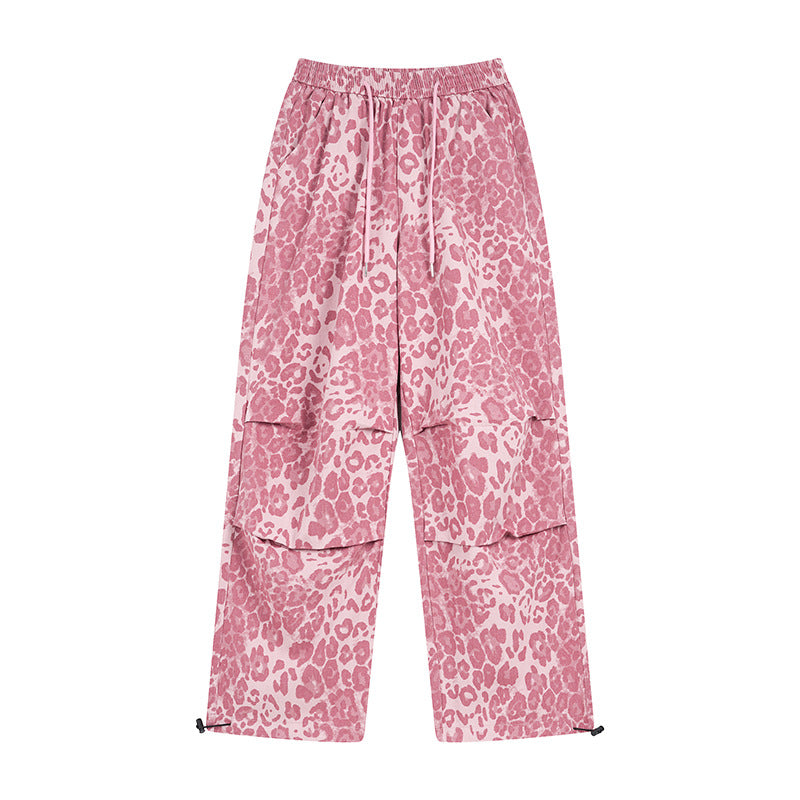 Pink Leopar Pantolon