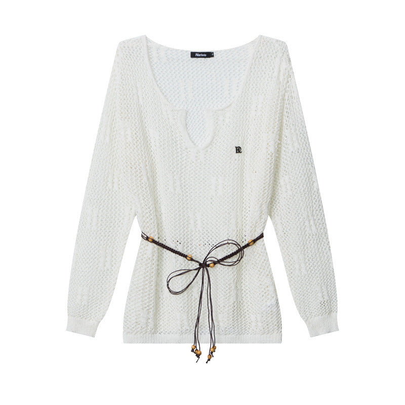 Hollow Mesh Sweater