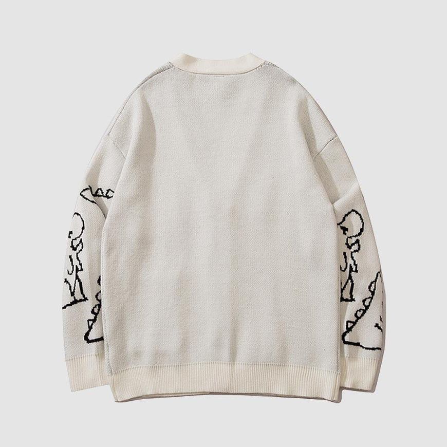 Dinosaur Cardigan Sweater